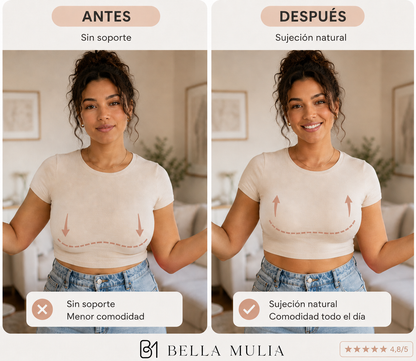 BellaMulia™ Sculpt | Sujetador Sin Aros de Alta Sujeción