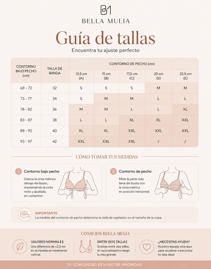 BellaMulia™ Sculpt | Sujetador Sin Aros de Alta Sujeción